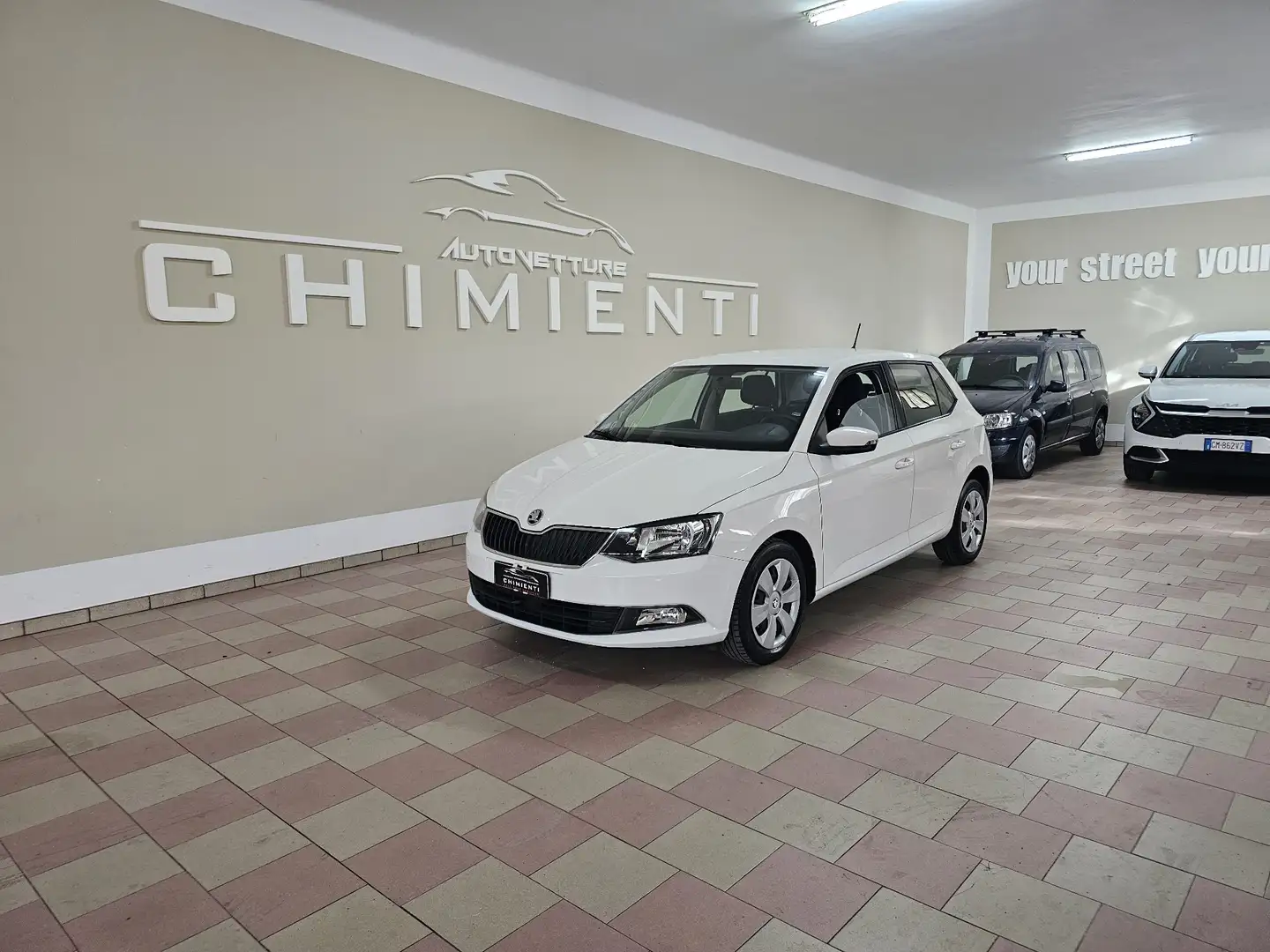 Skoda Fabia Fabia III 2015 Berlina 1.0 mpi Ambition 75cv Bianco - 2