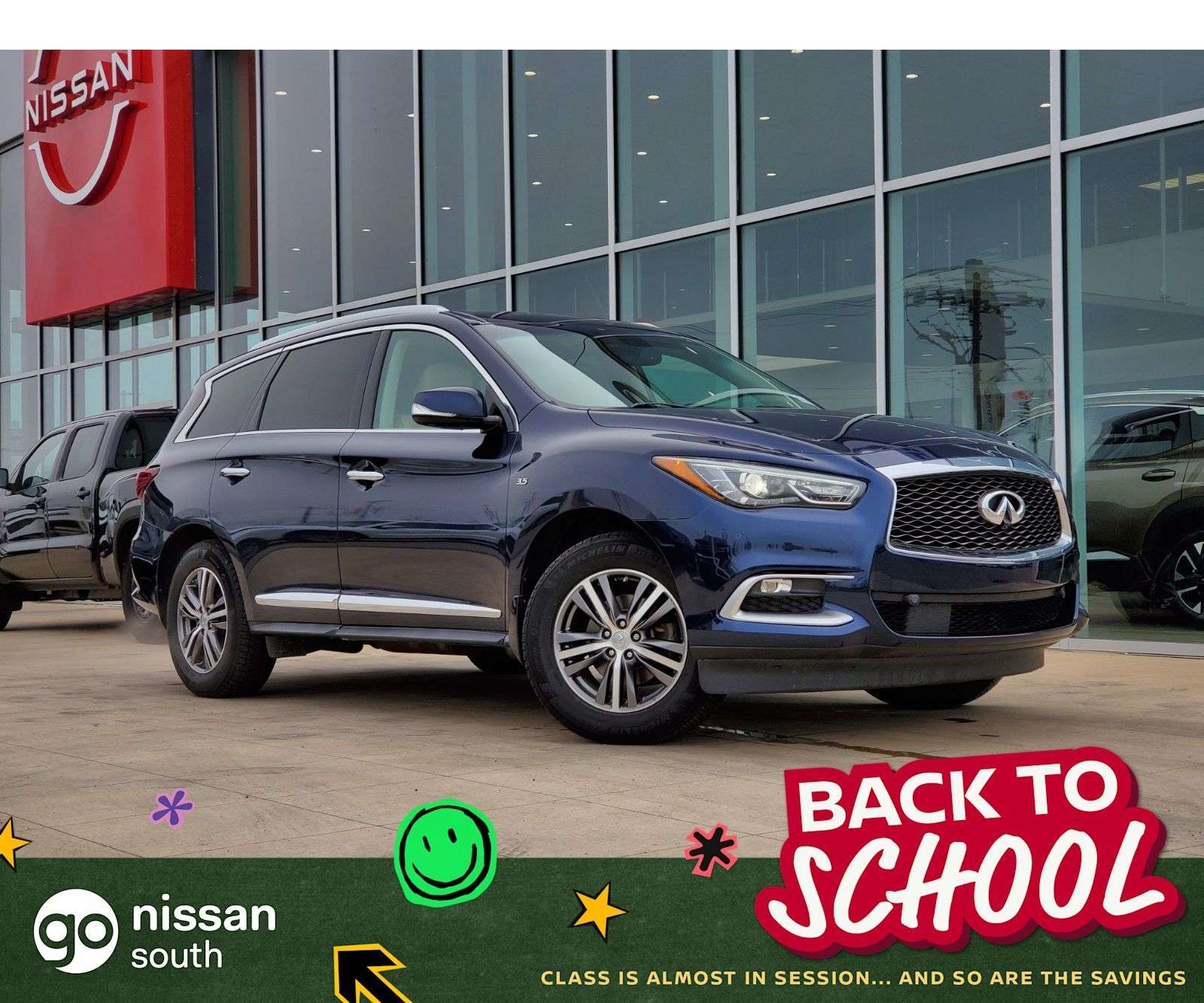 2016 Infiniti QX60 AWD, SUNROOF, 7-SEATER, BACK UP CAM