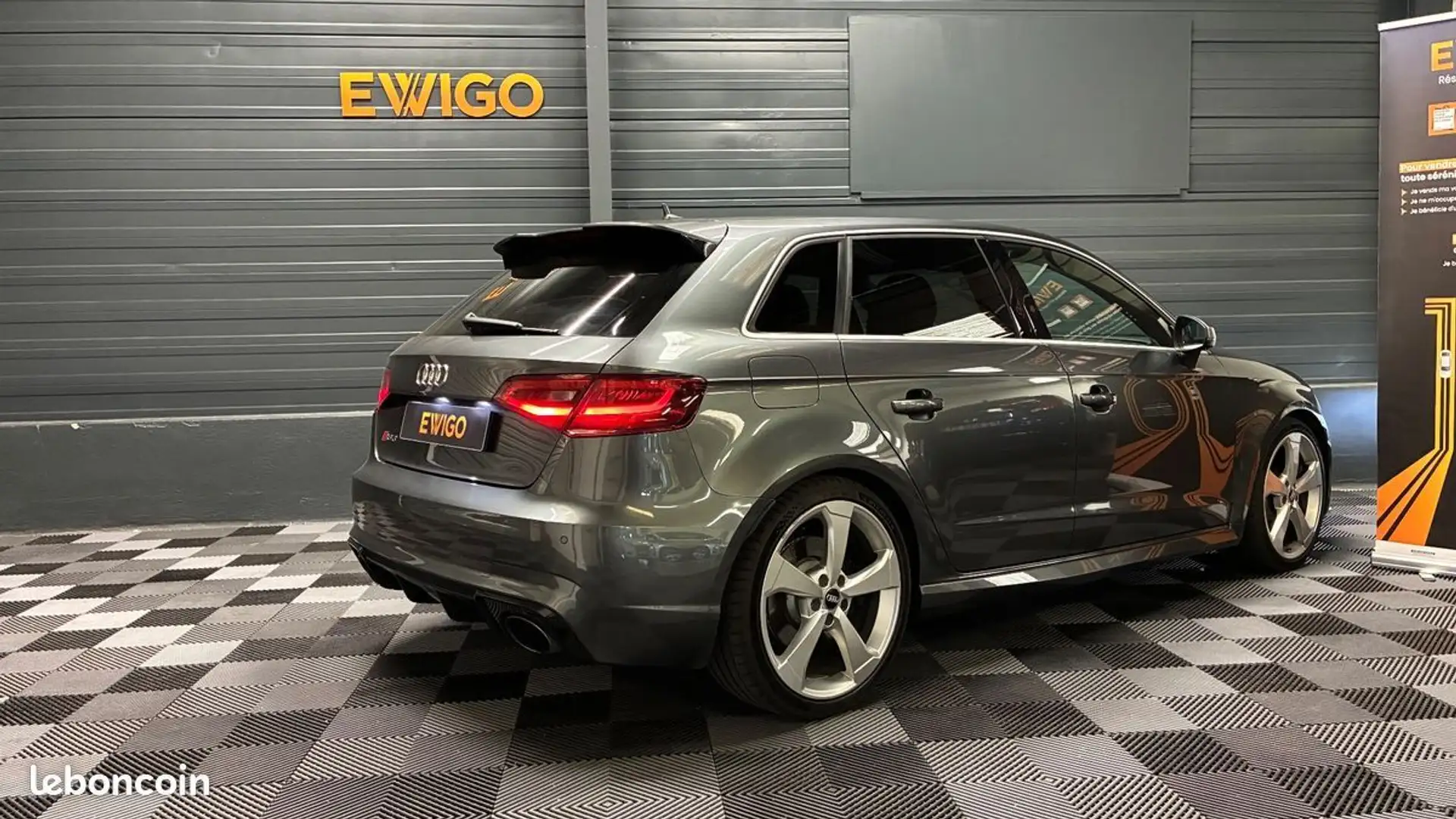 Audi RS3 sportback 2.5 tfsi 367 pack quattro bva Gris - 2