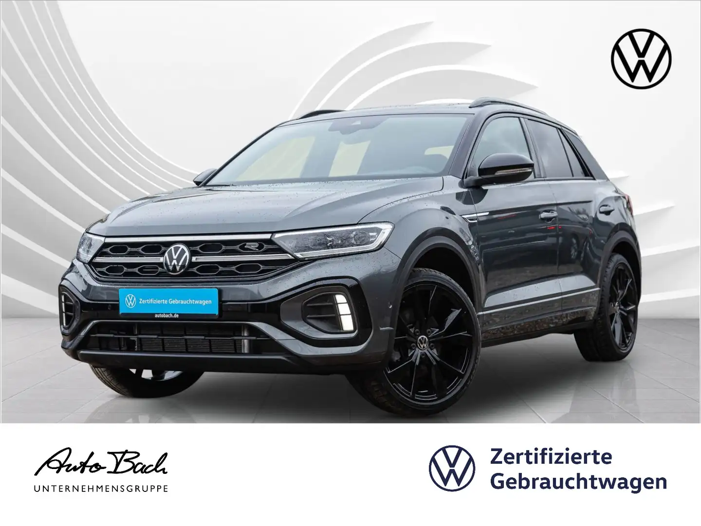 Volkswagen T-Roc 2.0 TSI "R-Line" 4M DSG Navi LED Standhzg Grau - 1