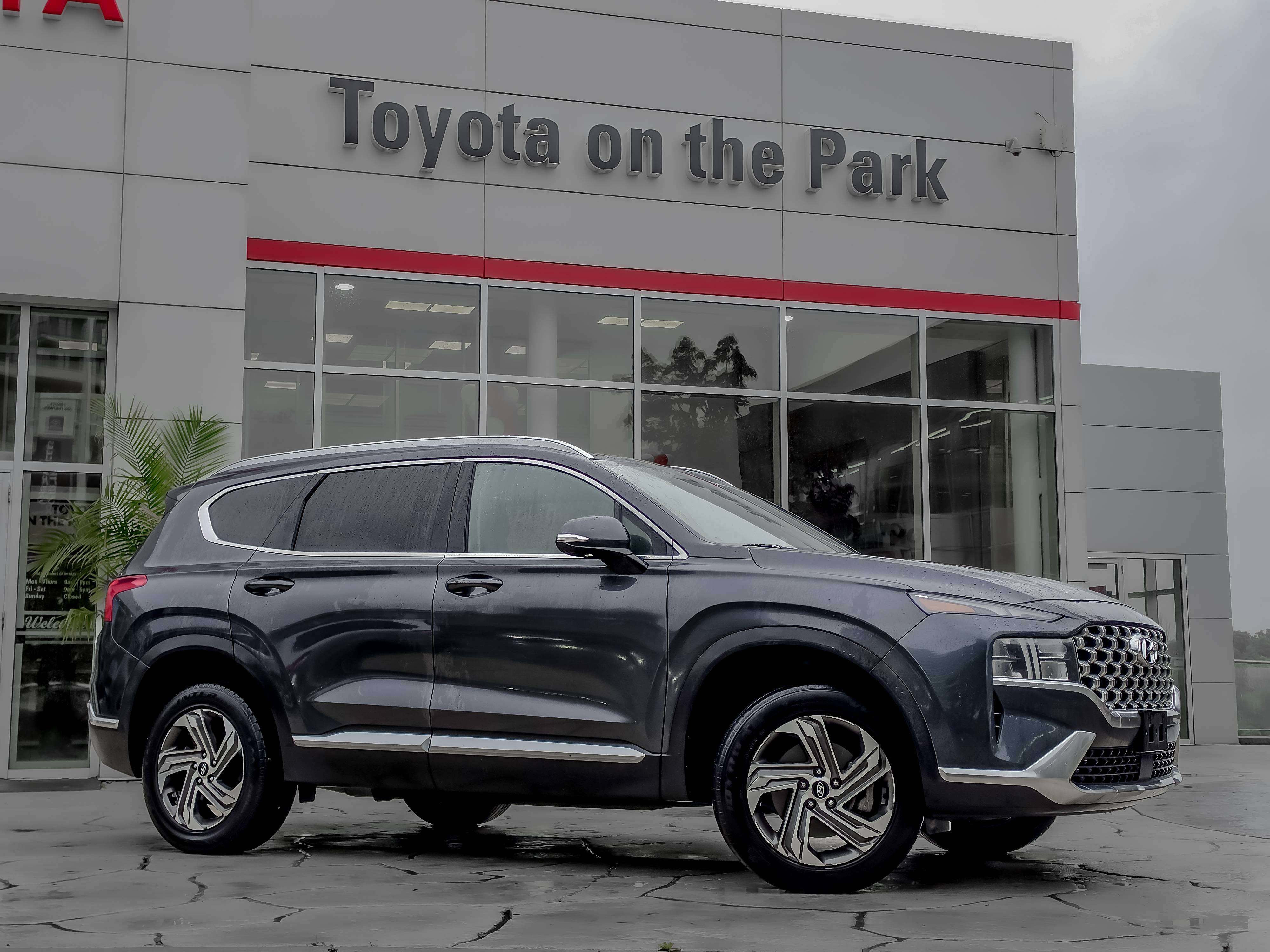 used 2021 Hyundai Santa Fe car, priced at $23,495