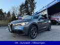 Alfa Romeo Stelvio Lusso Q4* 1.HAND*MwSt*20"QV FELGE*LEDER* Grau - thumbnail 1