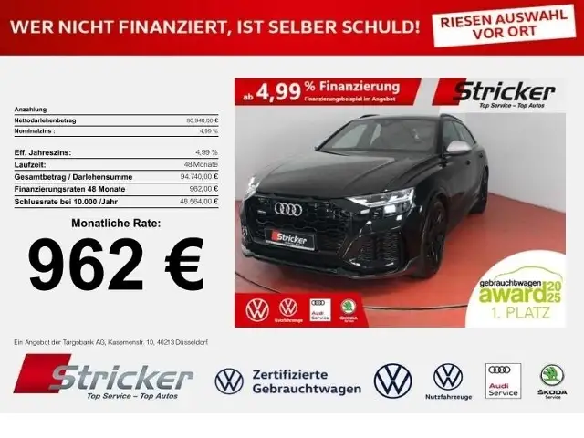 Audi 4.0TFSI 962,-ohne Anzahlung Valcona