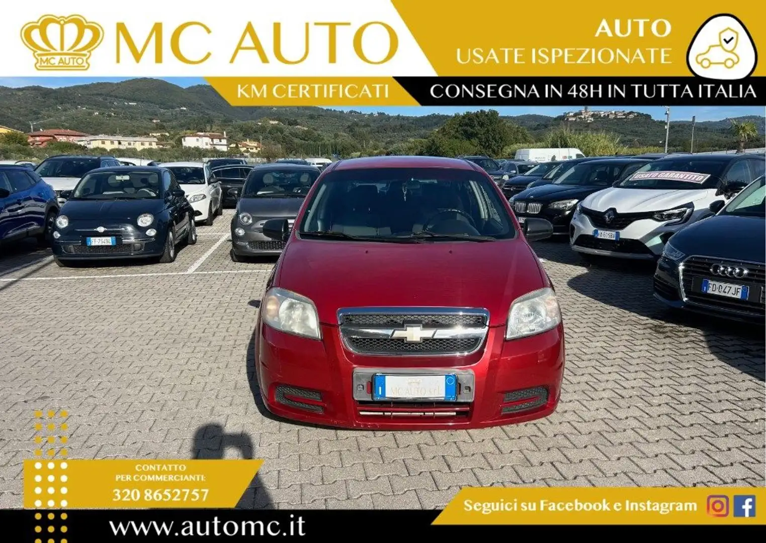 Chevrolet Aveo 1.2 5 porte berlina Rosso - 2
