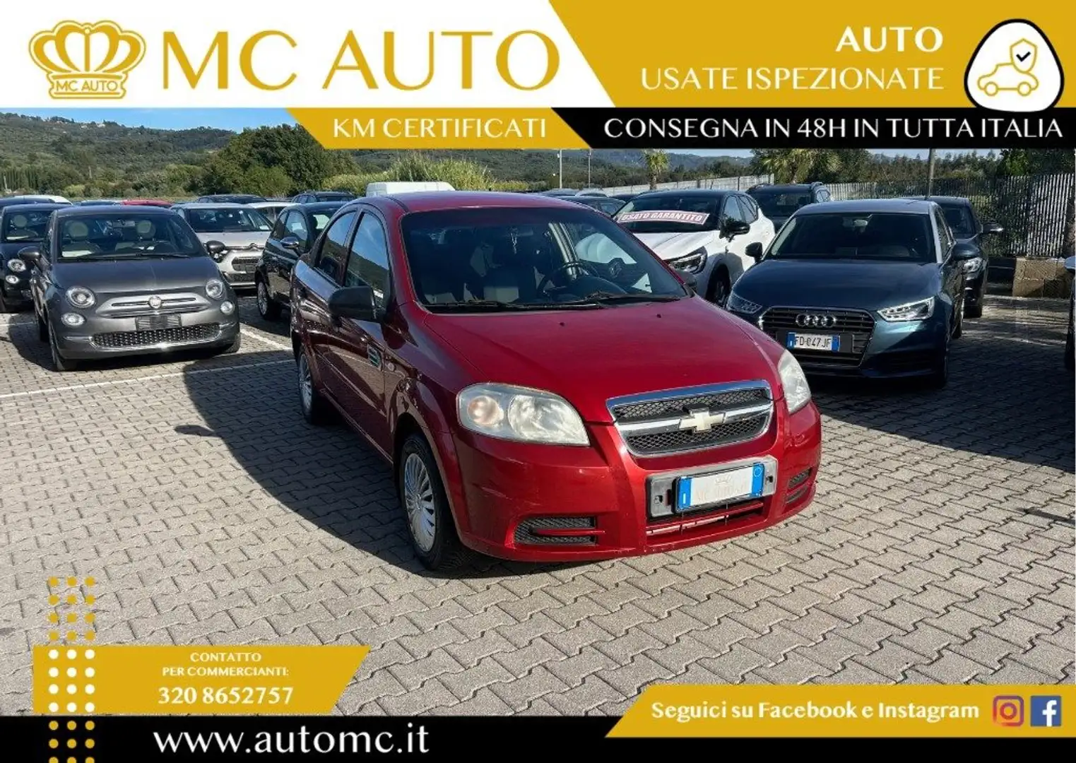 Chevrolet Aveo 1.2 5 porte berlina Rosso - 1