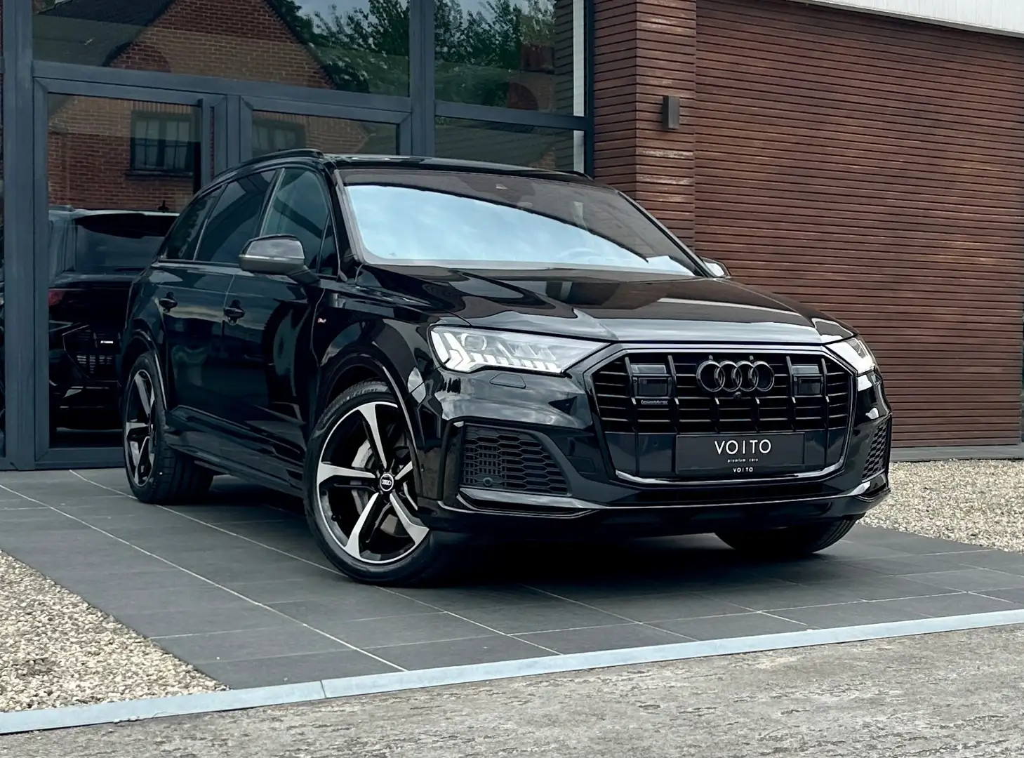 Audi Q7 55TFSIe quattro 3X S-LINE/PANO/HUD/MATRIX/BLACK Siyah - 1