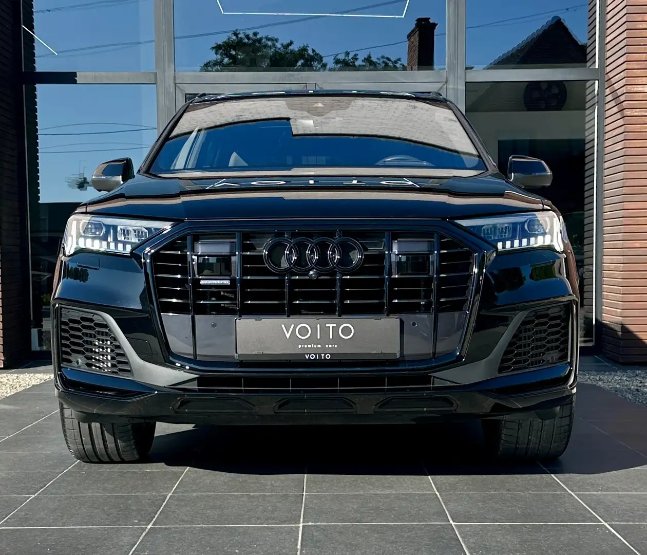 Audi Q7 55TFSIe quattro 3X S-LINE/PANO/HUD/MATRIX/BLACK Zwart - 2