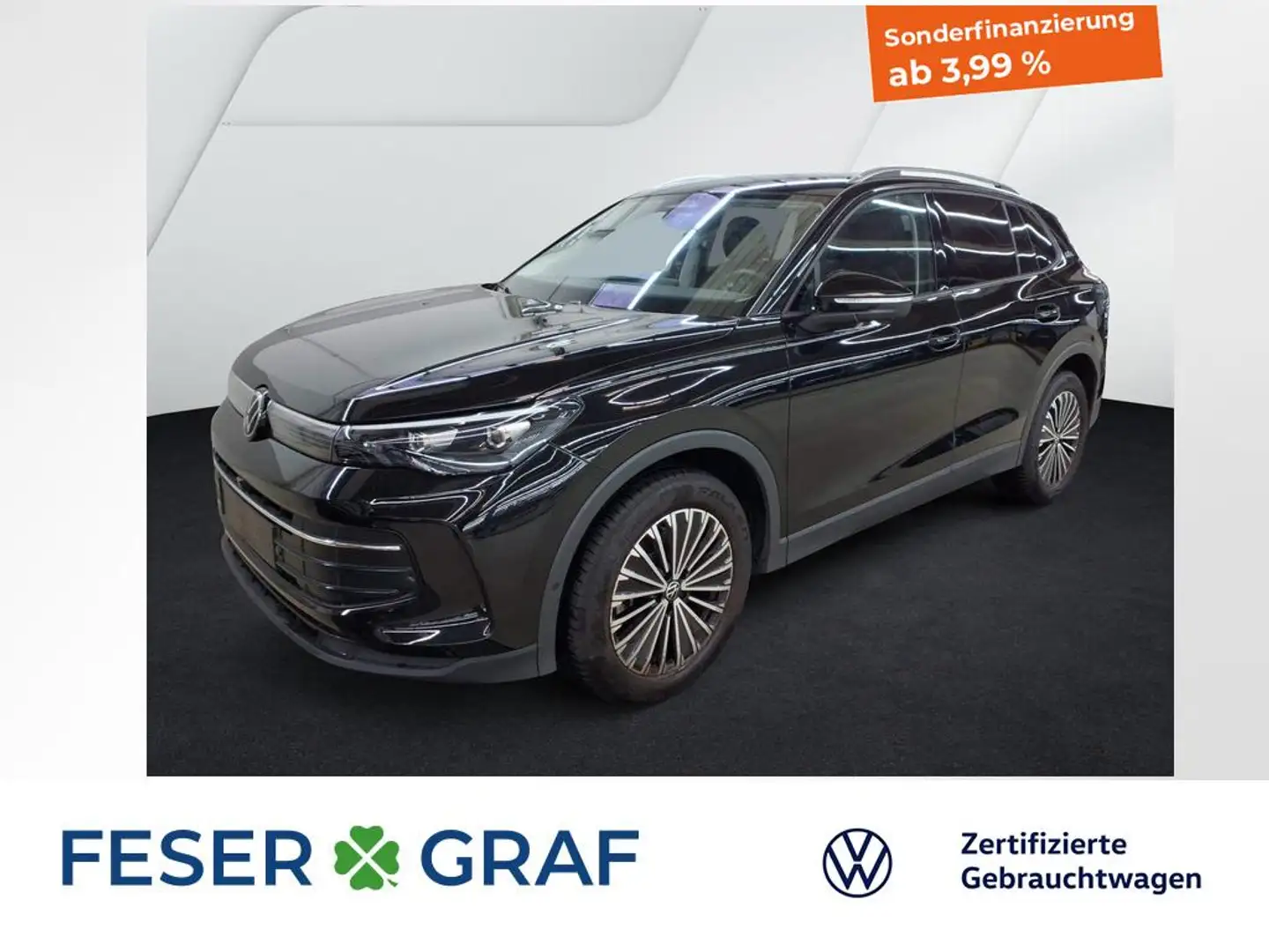 Volkswagen Tiguan 2.0TDI Goal DSG AHK LED DesignPaket Rückfahrkamera Nero - 1