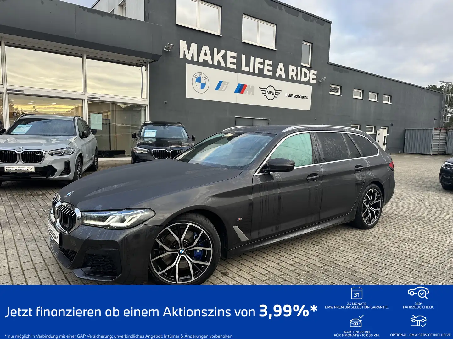 BMW 520 d xDrive Touring M Sportpaket Head-Up DAB Gris - 1