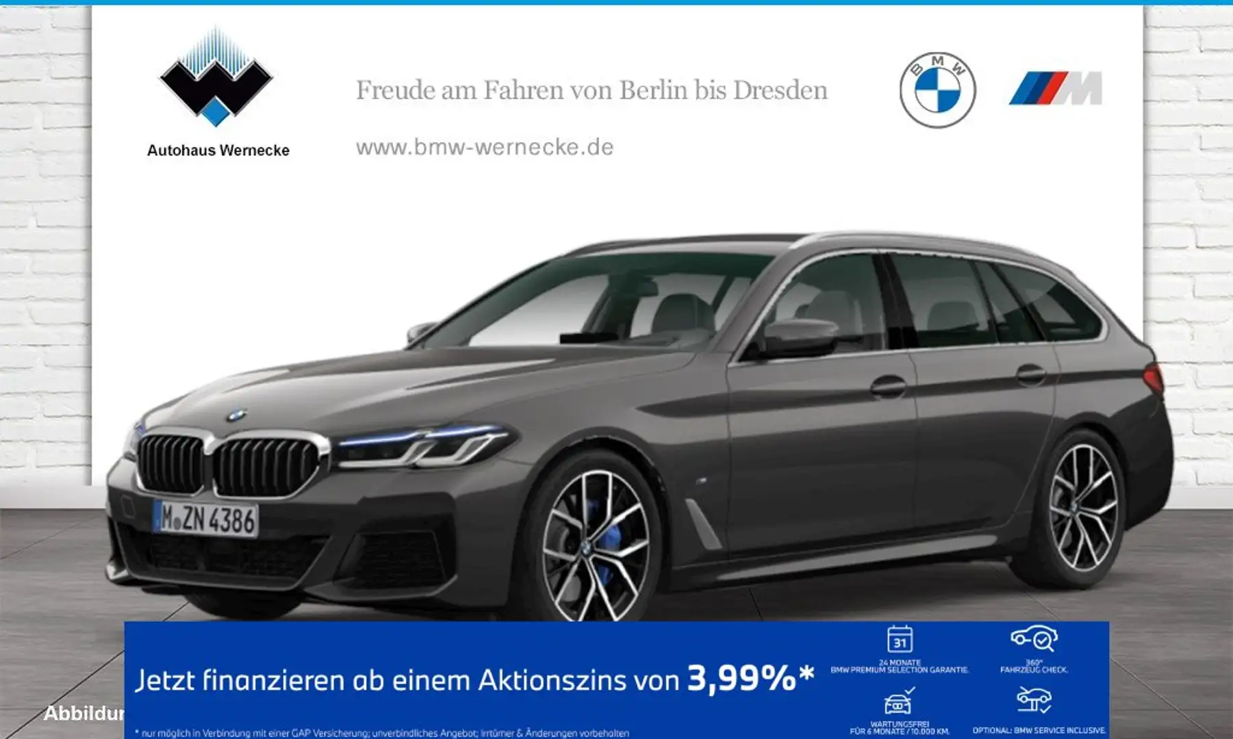 BMW 520 d xDrive Touring M Sportpaket Head-Up DAB Grau - 1
