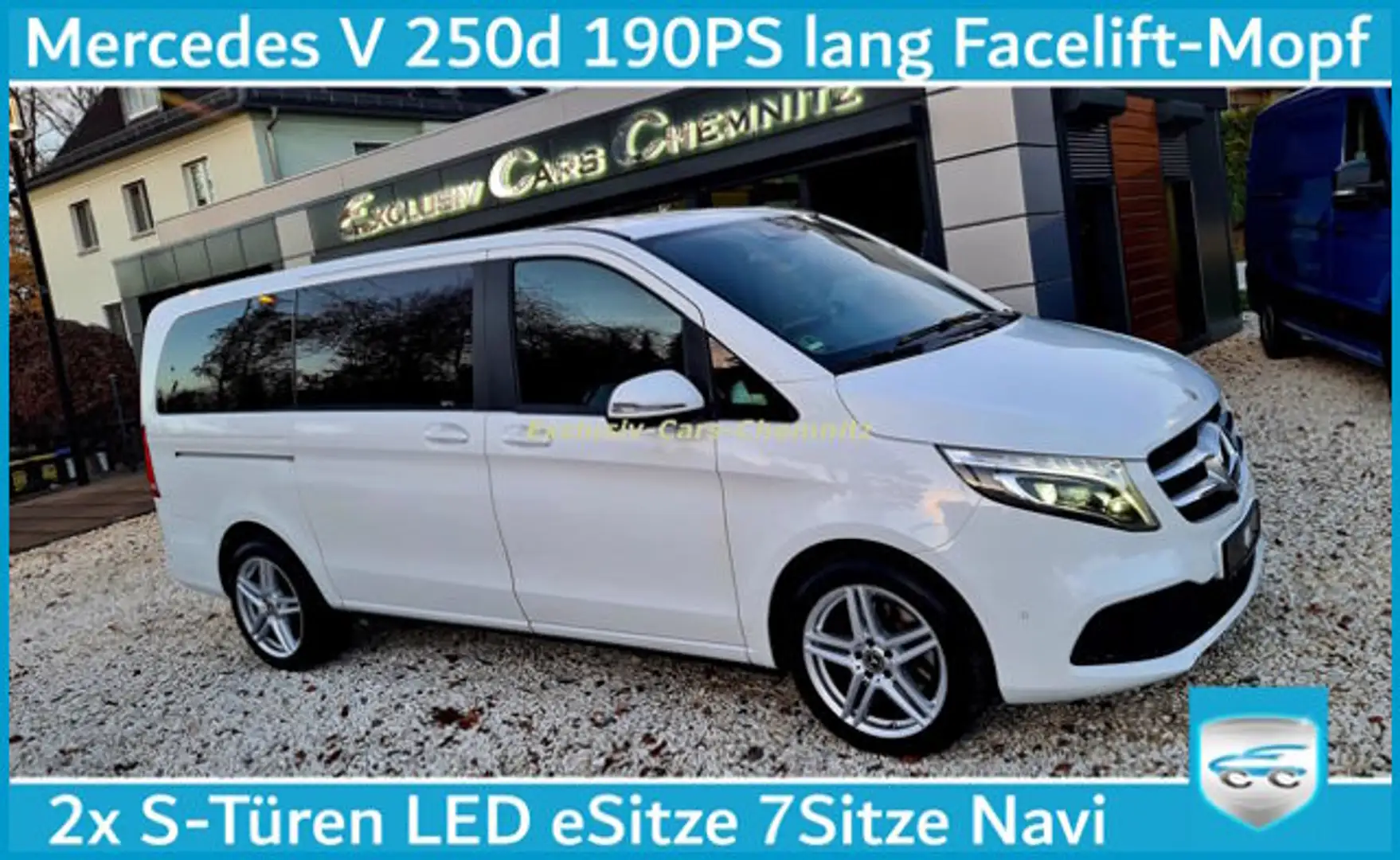 Mercedes-Benz V 250 d lang MOPF Facelift 2x Schiebetür LED eSi V250d Blanco - 1