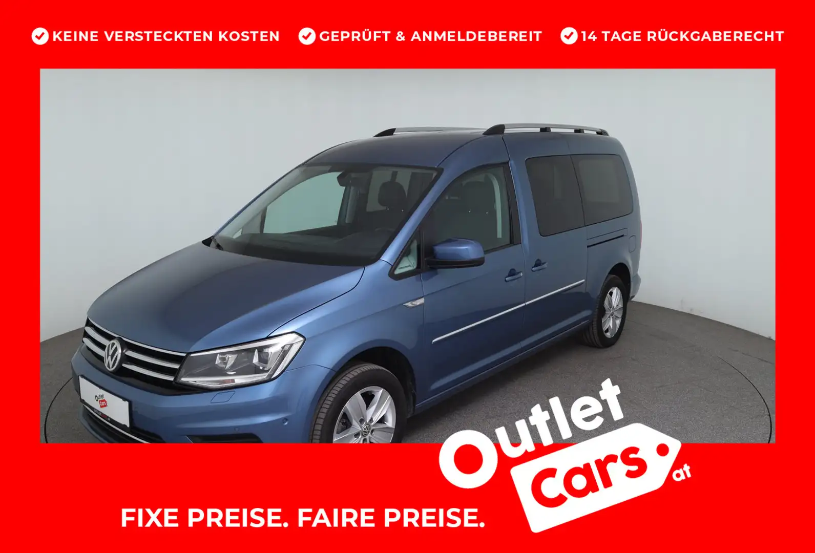 Volkswagen Caddy Maxi Highline TGI Blue - 1
