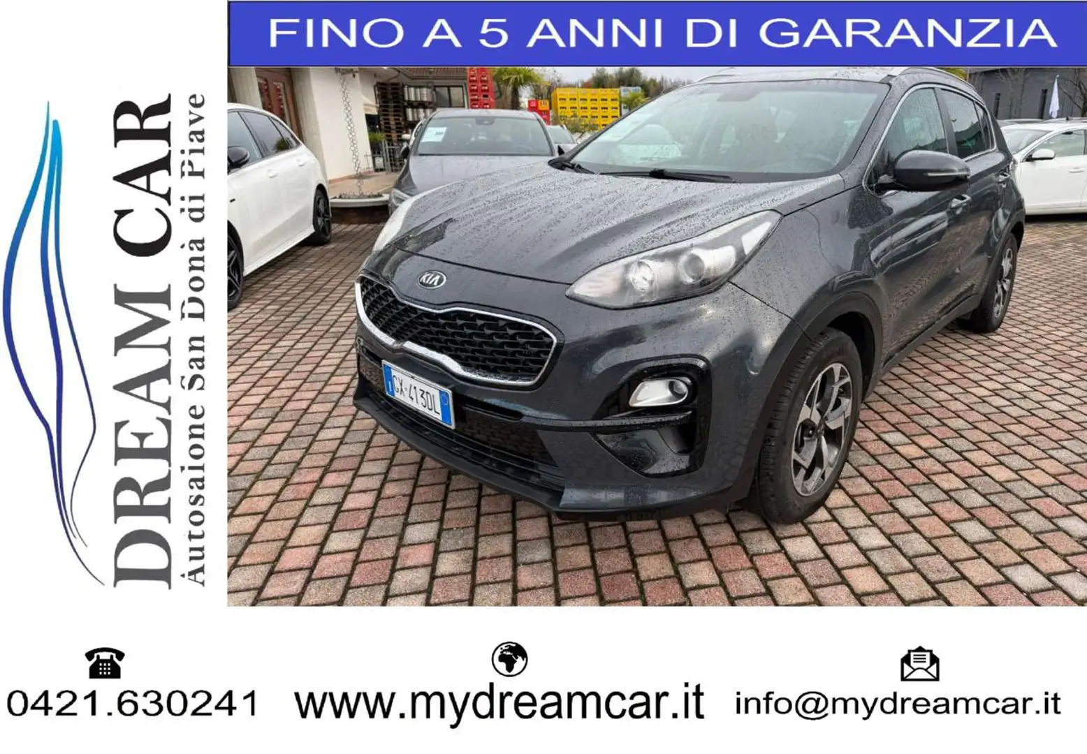 Kia Sportage 1.6 CRDI 115 CV 2WD Energy Grigio - 1