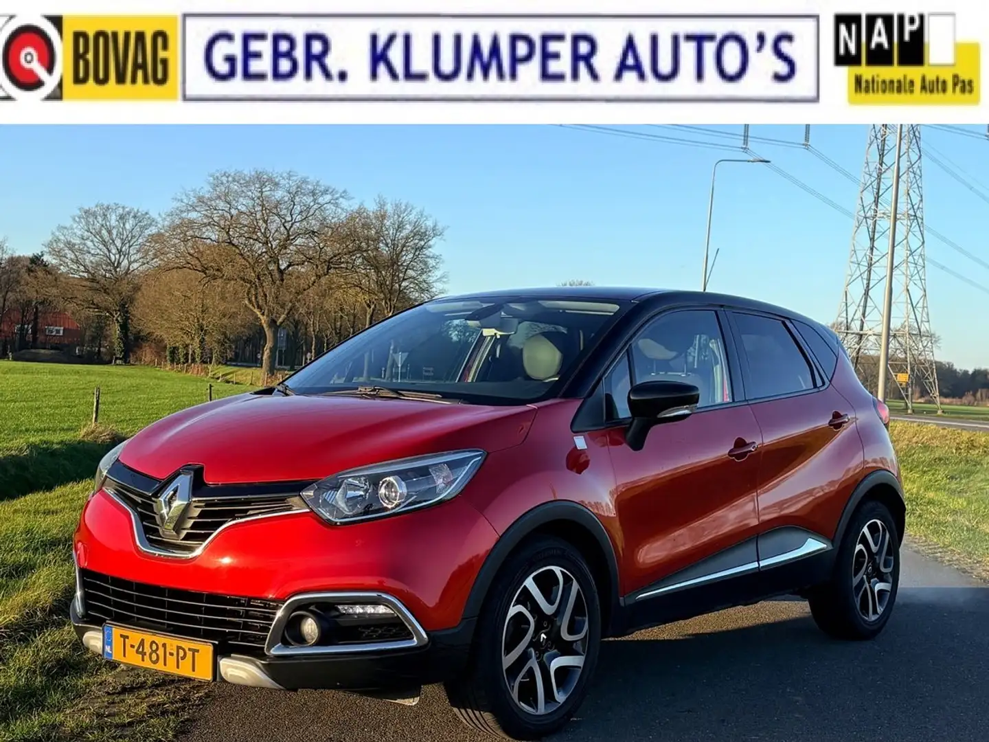 Renault Captur 1.2 TCe Helly Hansen Aut., Leer, Cruise, Navi, ECC Rot - 1