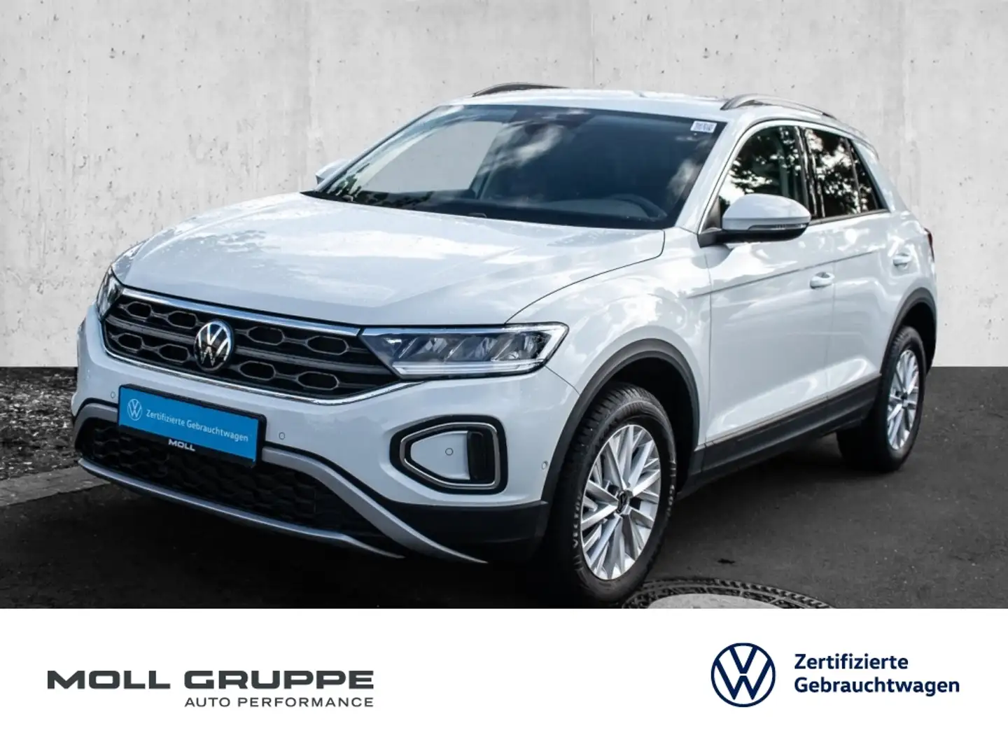 Volkswagen T-Roc 1.0 TSI Life  KLIMAA. LED LM PDC Wit - 1