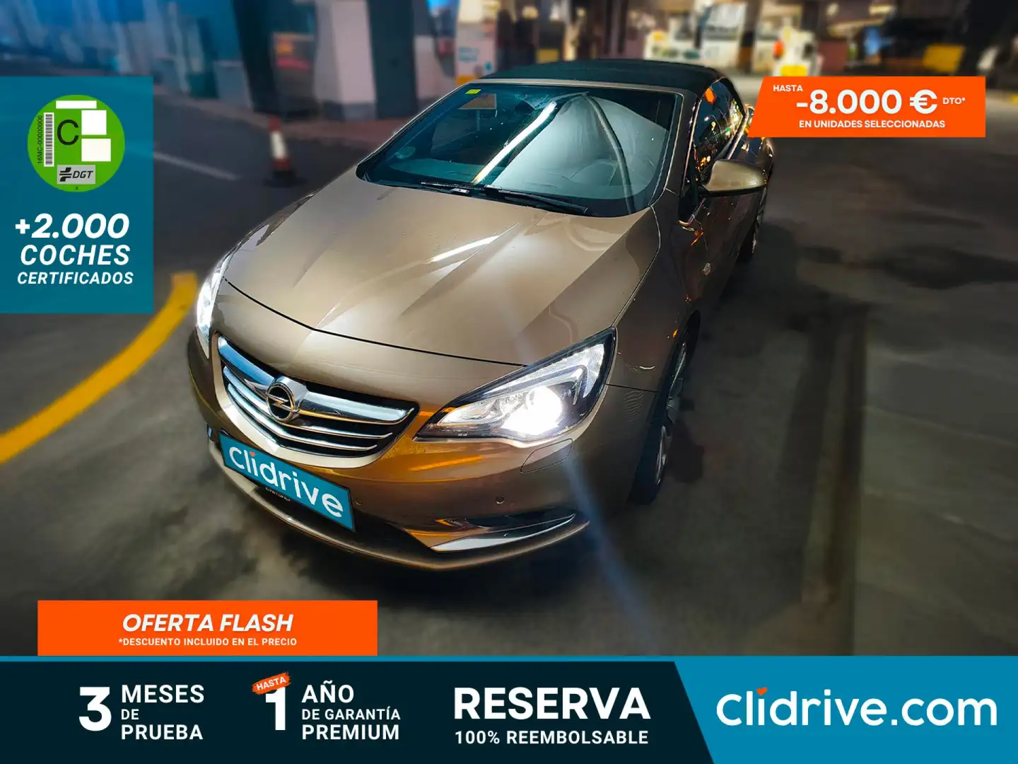 Opel Cabrio 1.6T S&S Excellence Aut. Marrón - 1