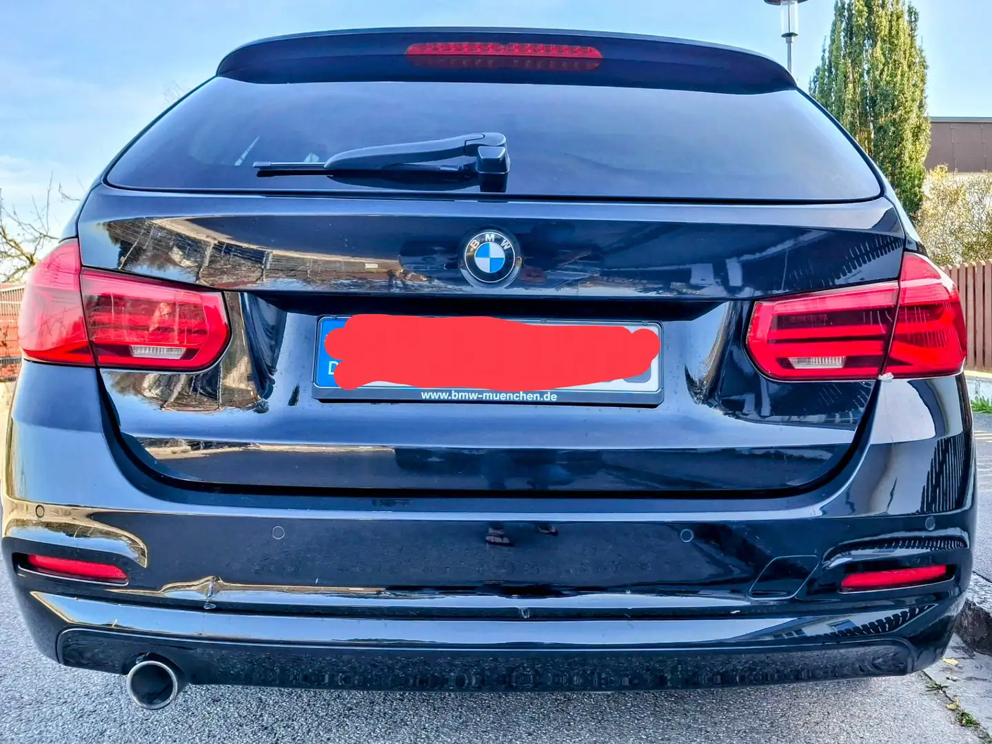 BMW 318 3er Touring Diesel 318d Touring Noir - 1