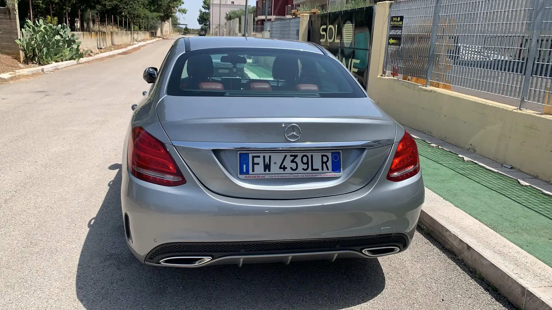 Mercedes-Benz C 180 SW d (bt) Sport auto Gris - 2