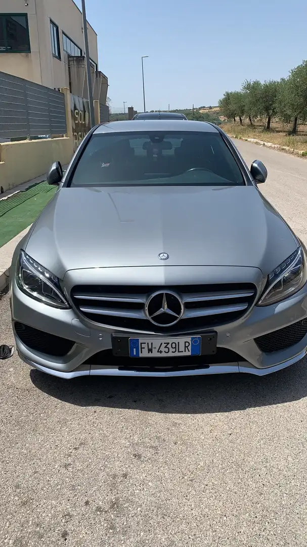 Mercedes-Benz C 180 SW d (bt) Sport auto Gris - 1