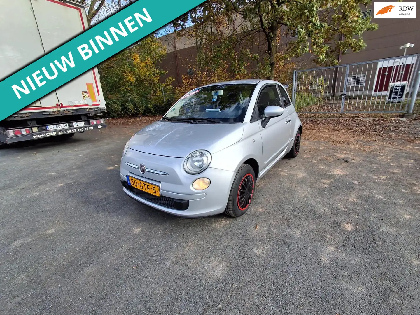 Fiat 500 1.2 Pop LEUKE AUTO RIJDT EN SCHAKELT GOED Grijs - 1