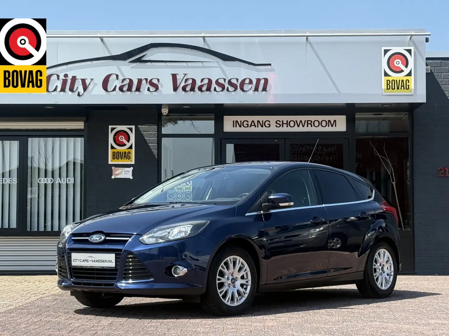 Ford Focus 1.6 TI-VCT Titanium 126 pk org nl auto nap logisch Blauw - 1