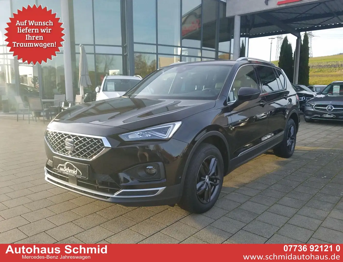 SEAT Tarraco 2.0 TSI, Xcellence 4 Drive, AHK, Fahrassistrenz... Schwarz - 1
