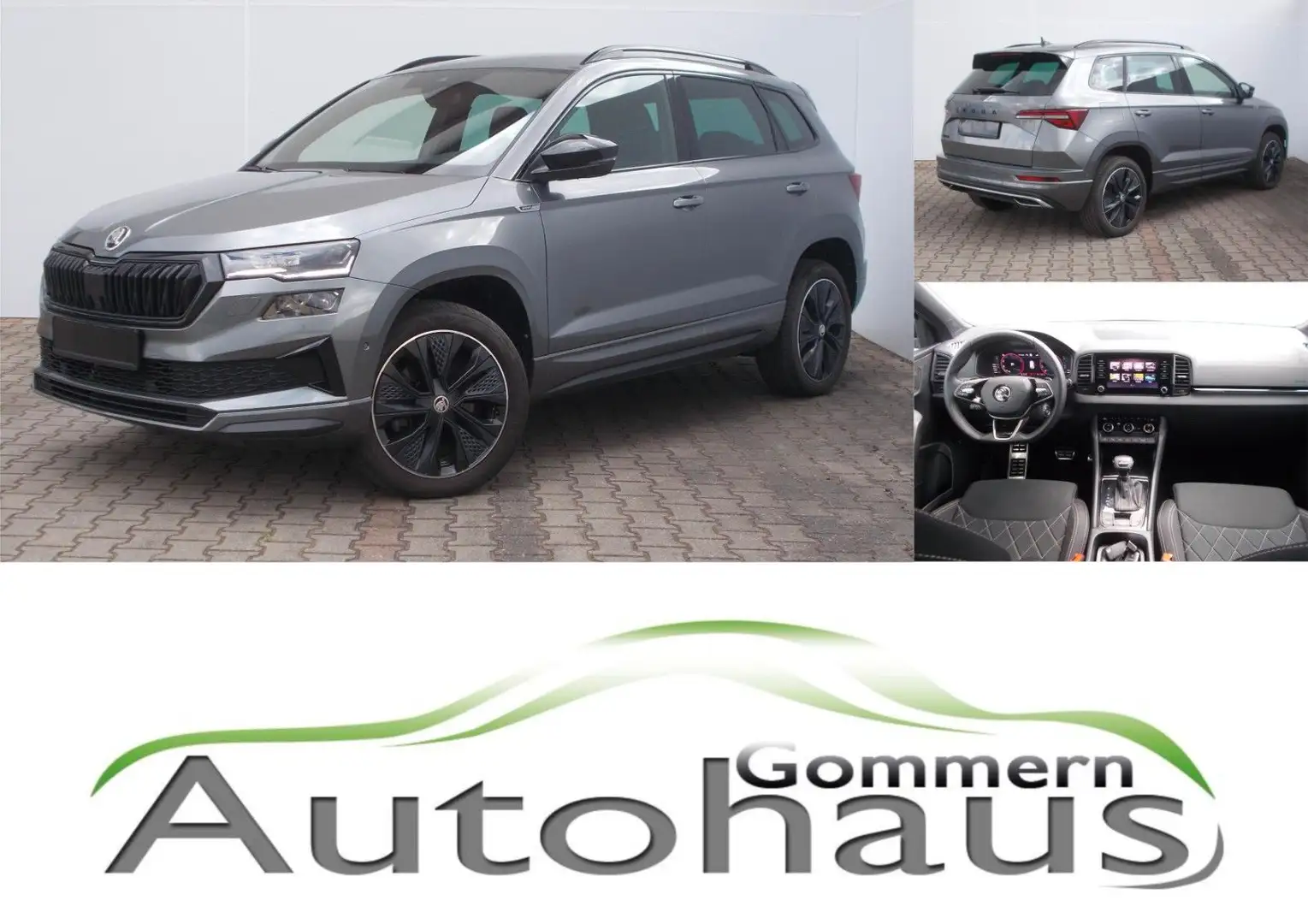 Skoda Karoq 1.5 TSI Sportline * DSG * Navi *AHK *360° Grau - 1