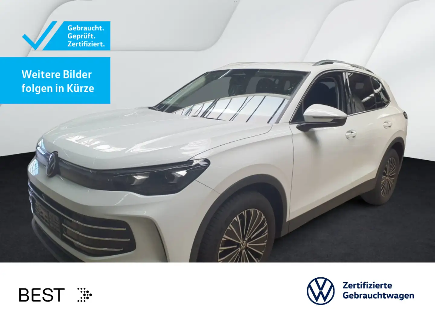 Volkswagen Tiguan 1.5 eTSI DSG ELEGANCE*IQ.LIGHT*AHK*KAMERA Weiß - 1