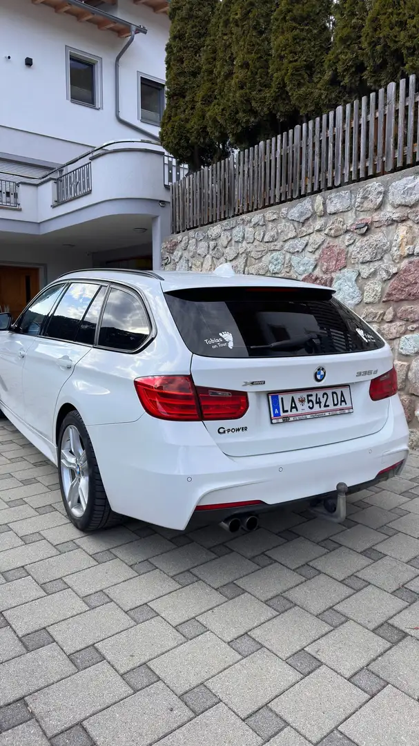 BMW 335 335d xDrive Touring Österreich-Paket Aut. Weiß - 2