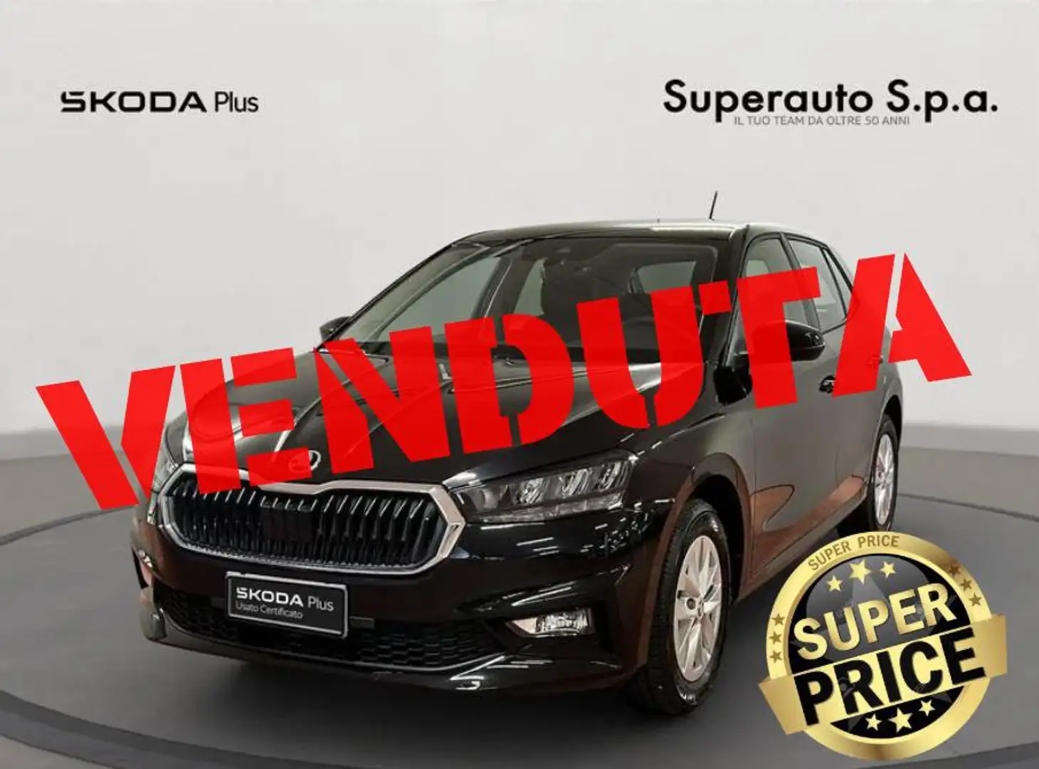 Skoda Fabia 1.0 MPI EVO 80 CV Ambition Negro - 1