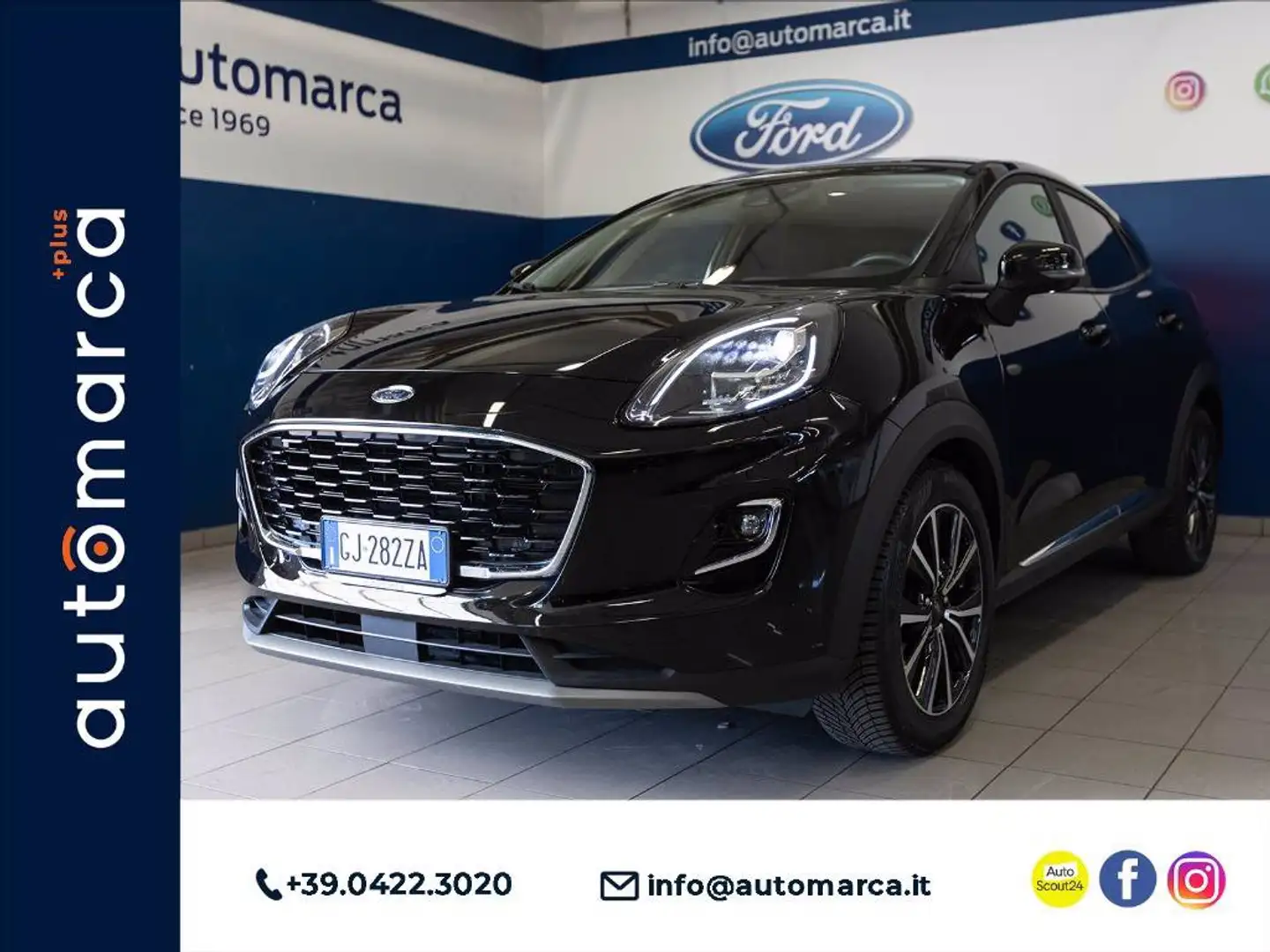 Ford Puma 1.0 ecoboost h Titanium s&s 125cv Nero - 1
