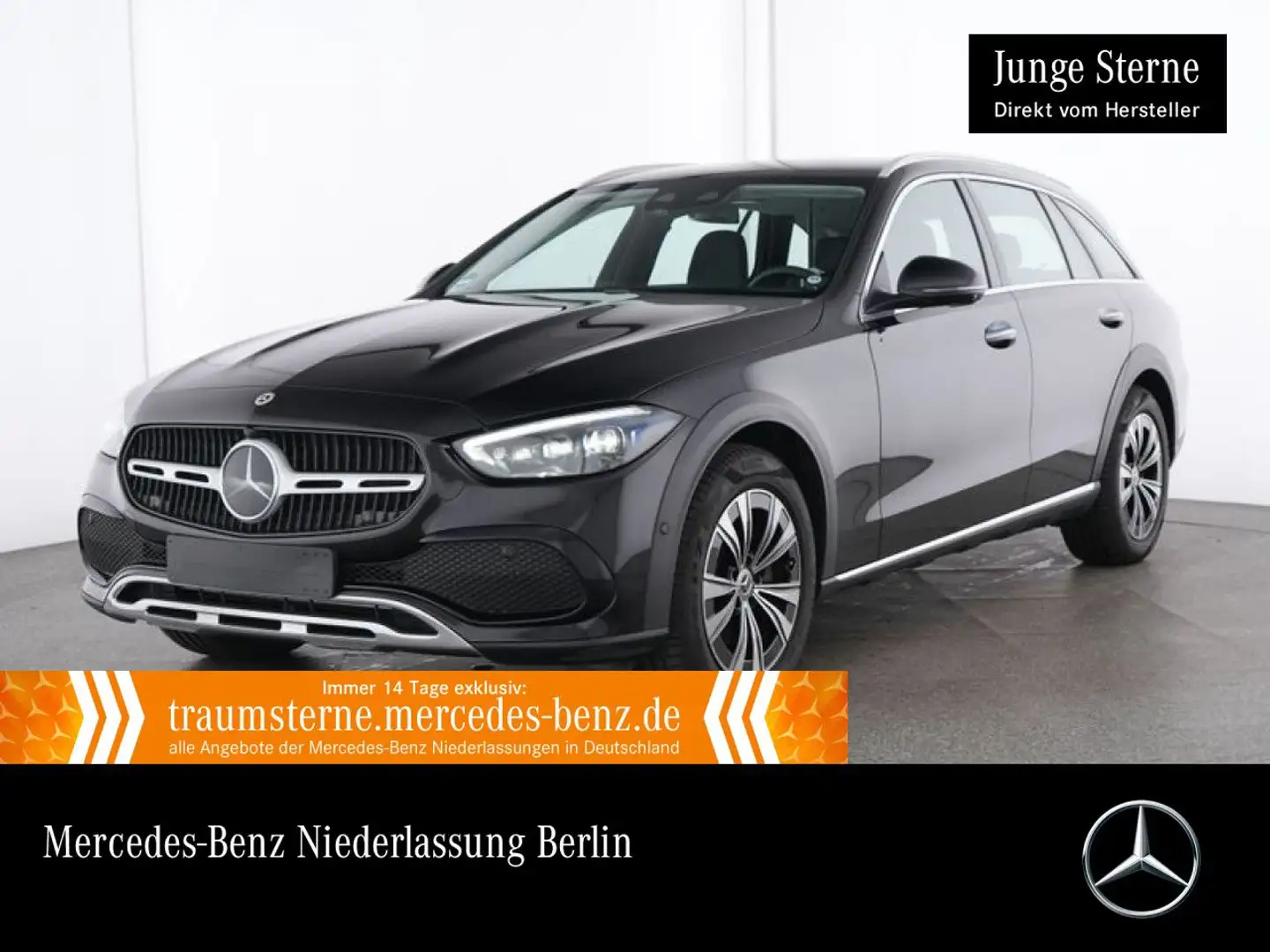 Mercedes-Benz C 220 d T 4M AVANTG+360+AHK+KEYLESS+9G Schwarz - 1