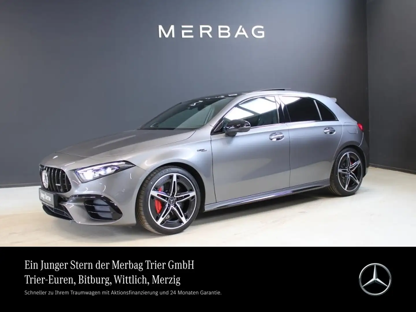 Mercedes-Benz A 45 AMG AMG A 45 S 4M *PERFORMANCE SITZE NIGHT PERF PANO Grau - 1