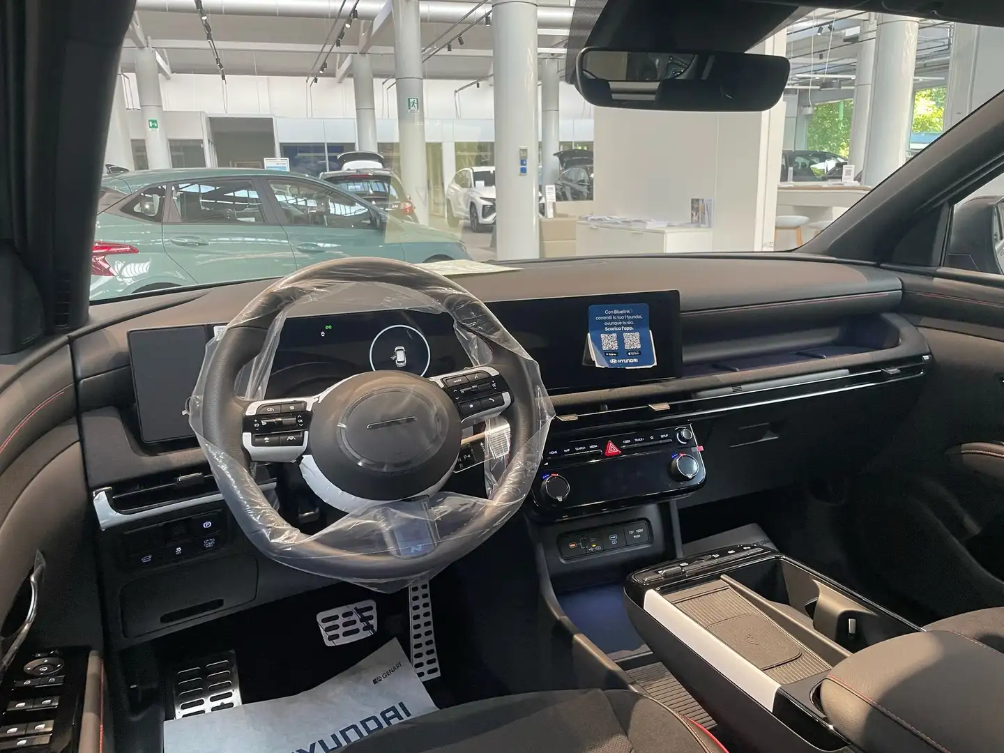 Hyundai TUCSON 1.6 hev NLine 2wd auto / km zero / PREZZO REALE Grau - 2