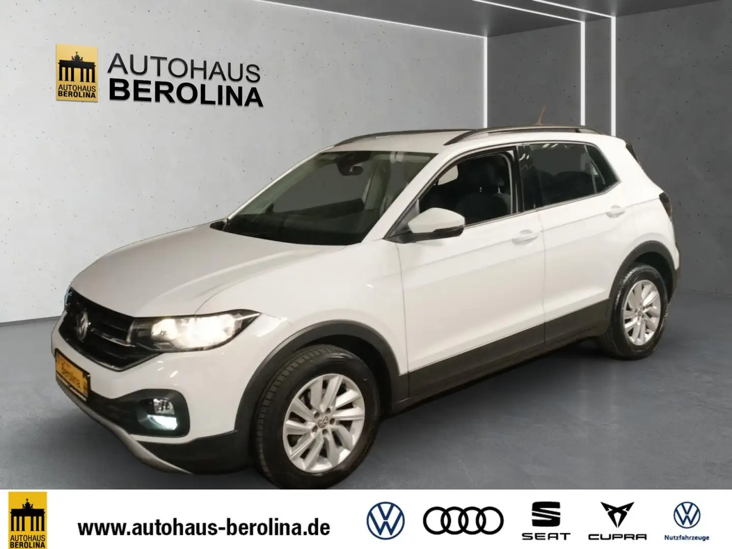 Volkswagen T-Cross 1.0 TSI Life *ACC*PDC*SHZ*KLIMA* Alb - 2