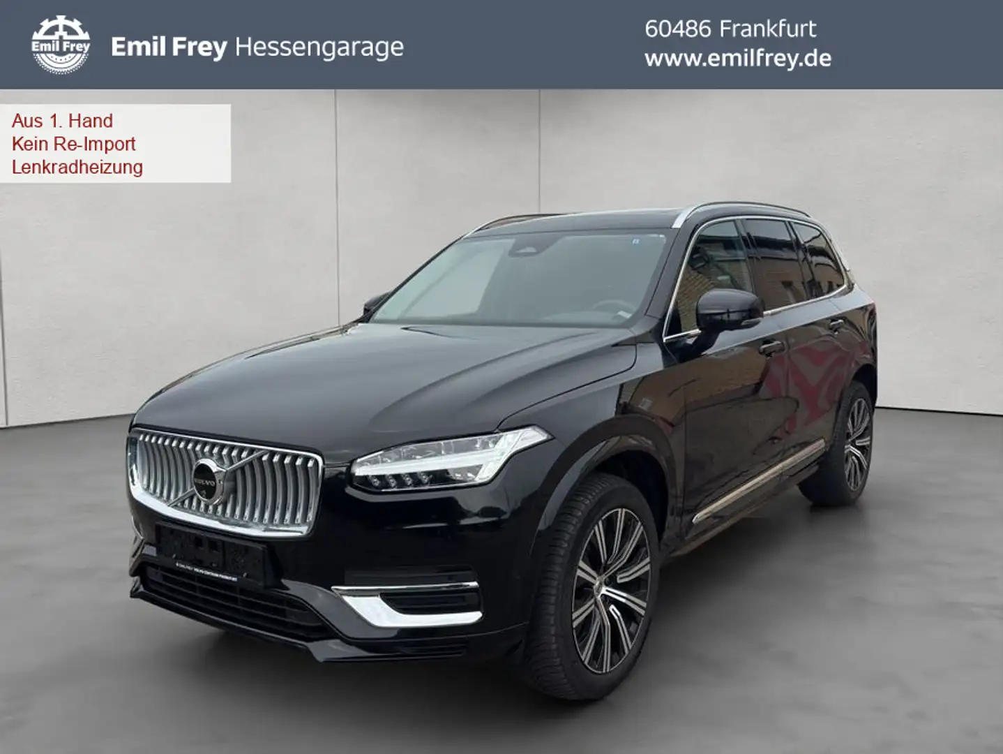 Volvo XC90 XC90 B5 AWD Plus-Bright 7S Glasd Standh 360° Leder Schwarz - 1