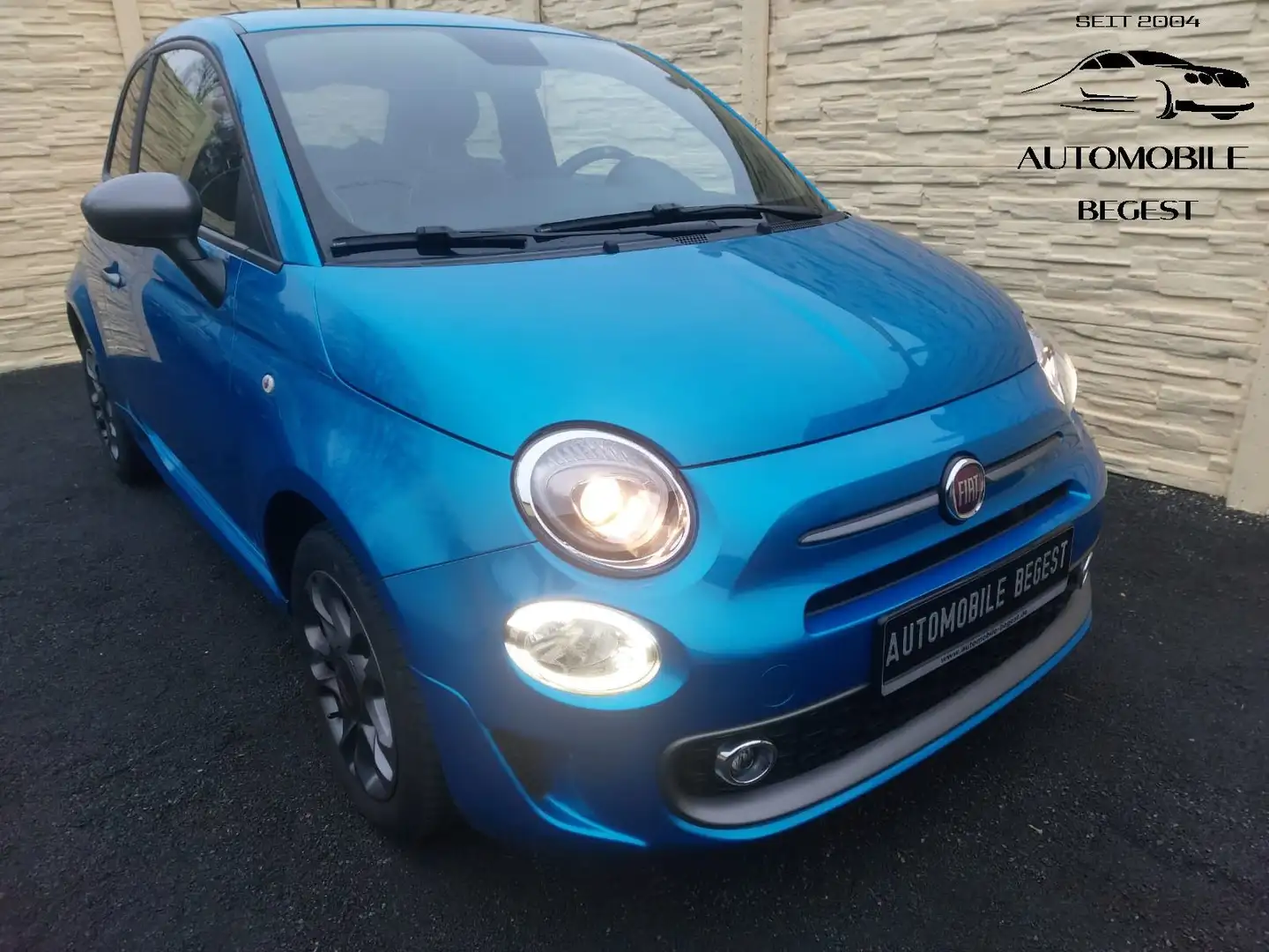 Fiat 500 "SONDERMODELL SPORT"+NEUWERTIG! Bleu - 2