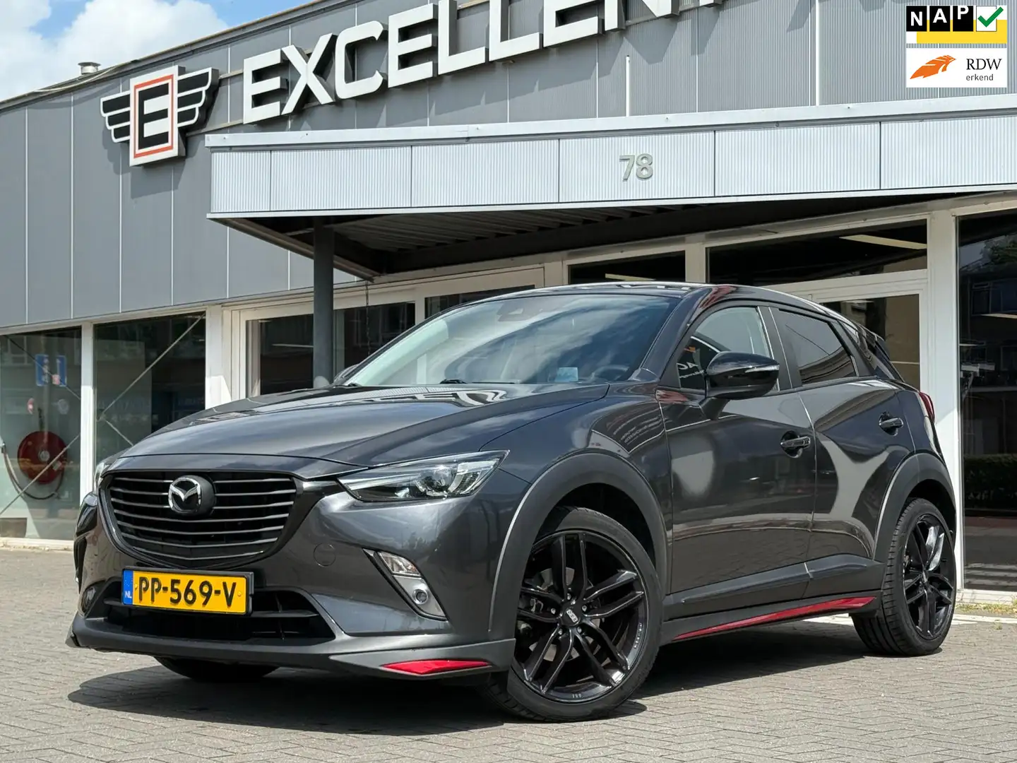 Mazda CX-3 2.0 SkyActiv-G 120 GT-Luxury Automaat Grijs - 1