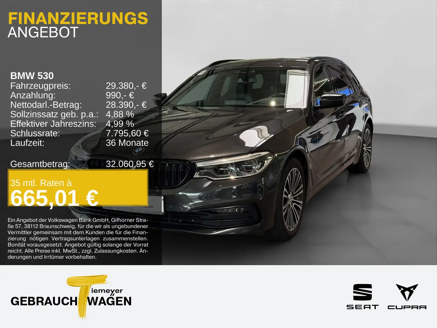 BMW 530 d Touring xDrive SPORTLINE AHK INNOVATION Grau - 1
