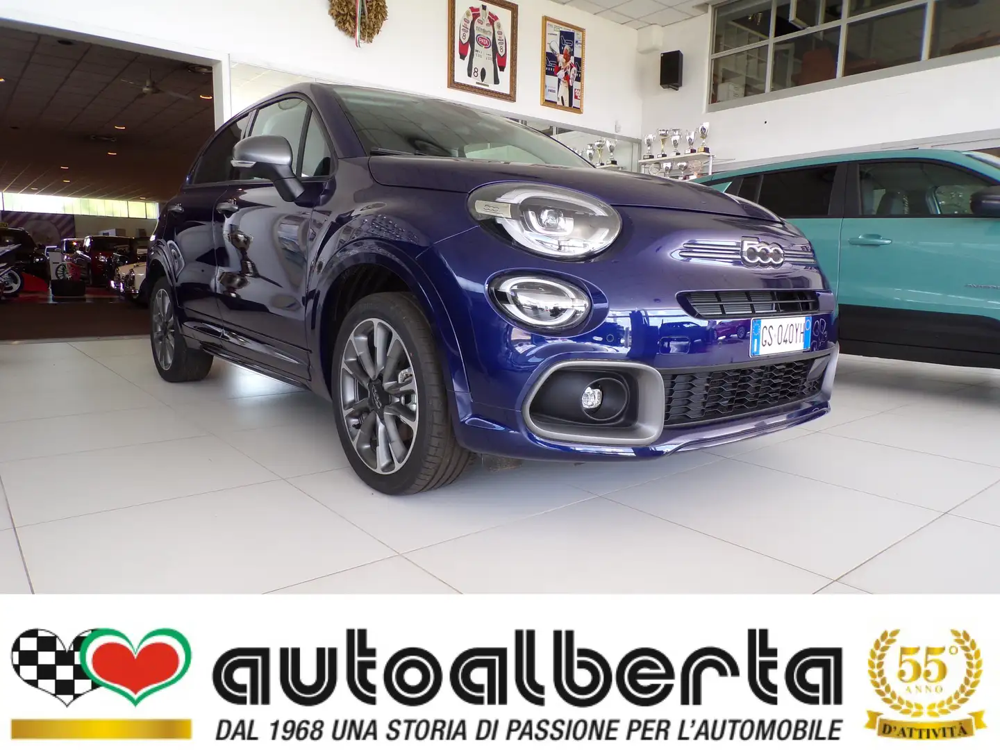 Fiat 500X Sport 1.5 t4 hybrid 130cv dct. NUOVA KMZERO Blu/Azzurro - 1