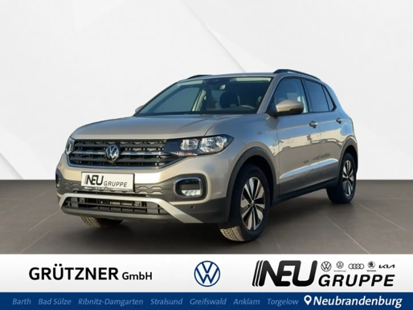 Volkswagen T-Cross 1.0 TSI MOVE VKZ-Erk. Licht/Sicht,Telefon, Climat Argent - 1