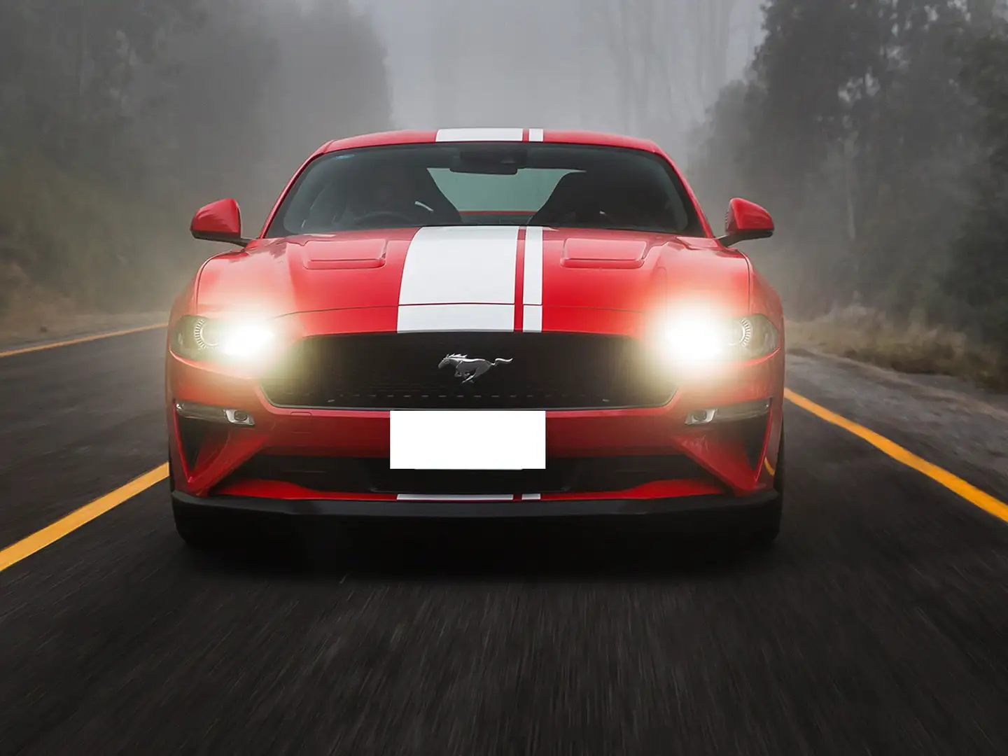 Ford Mustang Fastback 2.3 290CV ecoboost auto MY19 Rood - 2