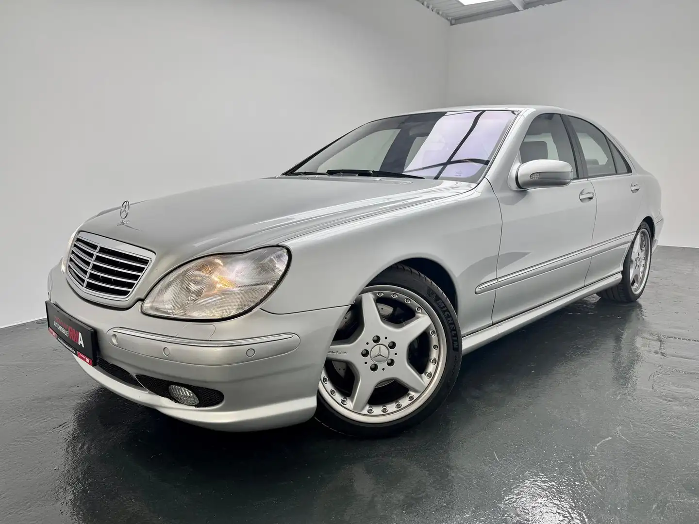 Mercedes-Benz S 55 AMG 5.4 +DEUTSCHES FZG.+1.HAND+MB SERVICE+ Plateado - 1