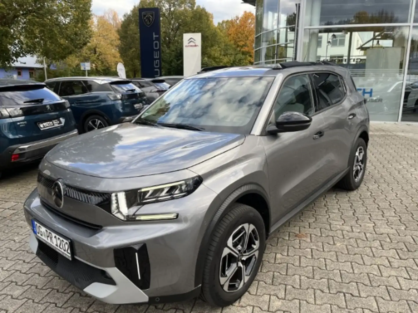 Citroen C3 Aircross Hybrid 145 e-DSC6 MAX HUD Navi LED Klimaautom SHZ Gris - 1