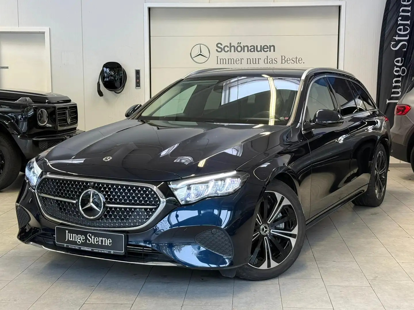 Mercedes-Benz E 300 e T AHK+BURMESTER+SHZFOND+PRIVACY+FAP+ Blau - 1