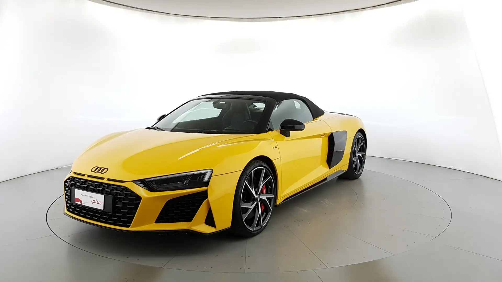 Audi R8 Spyder 5.2 V10 Performance quattro 620cv s tronic Jaune - 1