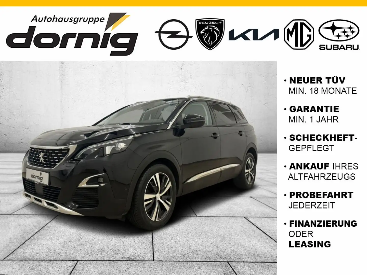 Peugeot 5008 Allure Pure Tech 130, LED Schwarz - 1