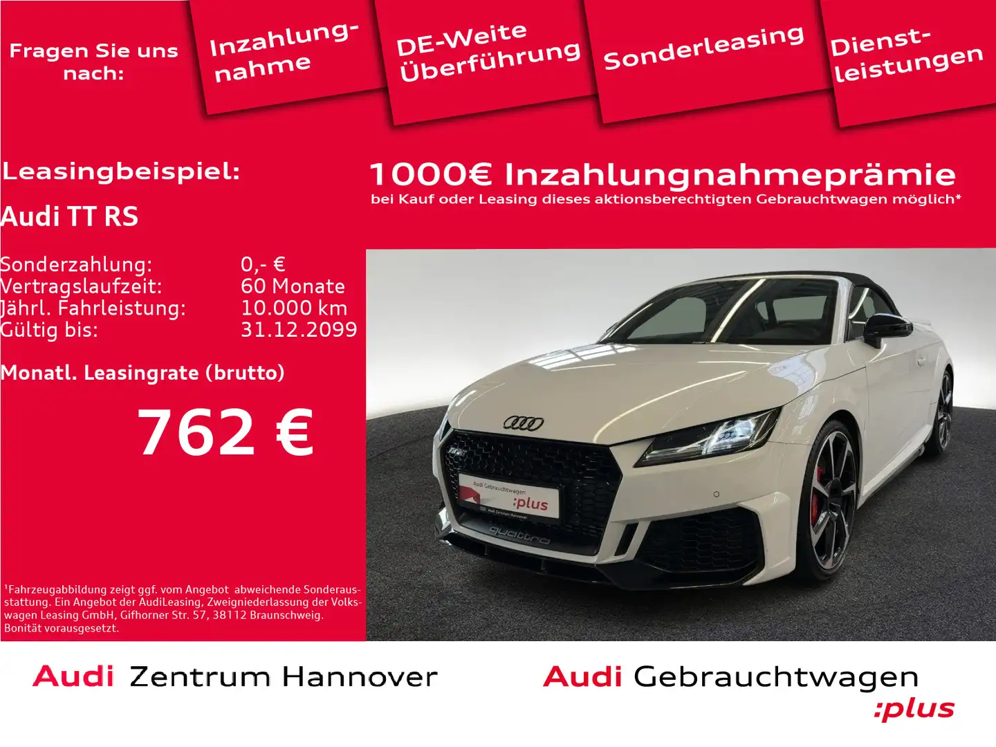Audi TT RS 2.5 TFSI quattro Matrix B&O Kamera RS-Spor Wit - 1