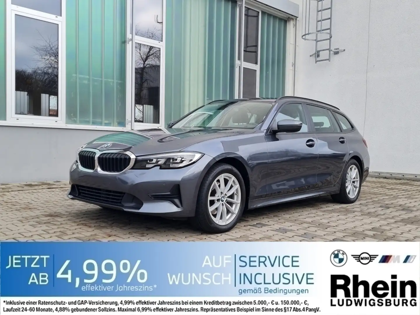 BMW 320 dA TouringA Navi.LED.PDCvohi.Sportsitze Grau - 1
