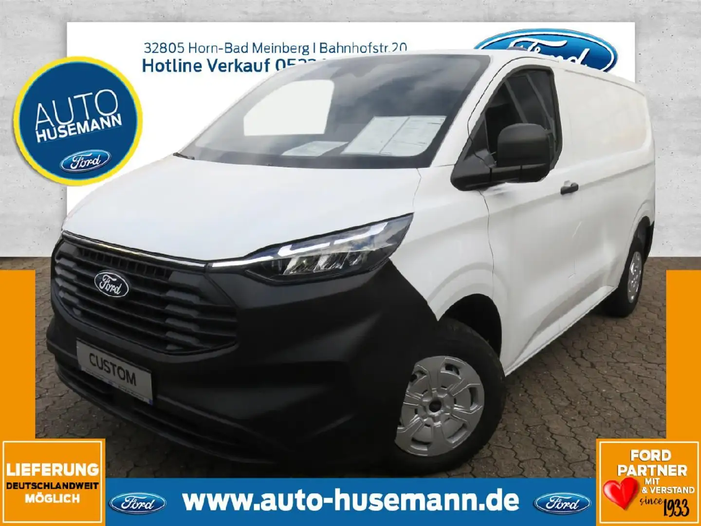 Ford Transit Custom Kasten 280 L1 FWD Weiß - 1